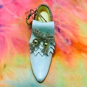 “Tasslebery Delight” Miniature Heirloom Collectible Shoe